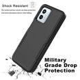 thumbnail image 6 of Ebizware Phone Case for Motorola Moto G Power 5G 2023 & Moto G 5G 2023, Heavy Duty Rugged Shockproof Case [Military Grade Drop Tested] Dual Layer Full Body Protective Cover -Black, 6 of 7