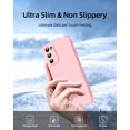 thumbnail image 5 of 3 in 1 for Samsung Galaxy S20 FE 5G Case, with 2 Pack Screen Protector, with Full Camera Cover Protection，Liquid Silicone Slim Shockproof Protective Phone Case [Microfiber Lining] (Pink)…, 5 of 12
