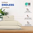 thumbnail image 3 of Egyptian Cotton King Size Sheets Set PC Thread Count Egyptian Cotton Bed Sheets King Size (Light ) Extra Soft Cooling ” Deep Pocket Sateen Luxury Hotel Bedsheet, 3 of 7