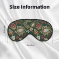 thumbnail image 4 of Uemuo Red Leaves Pattern Sleep Eye Mask - Light Blocking Sleep Mask Blocking Out Light Perfectly, Soft and Comfortable Night Eye Mask, Eye Blinder, 4 of 7