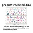 thumbnail image 2 of 1set 57 pcs Colorful Butterfly Wall Decal Beautiful Insect PVC Wall Self-adhesive Stickers Removable Wall Art for Girl's Room Window Decoration 75x29cm, 2 of 7