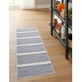 thumbnail image 2 of Unique Loom Sabrina Soto Casa Collection Area Rug - Madrid (2' 7" x 12' Runner Navy Blue/Ivory), 2 of 6