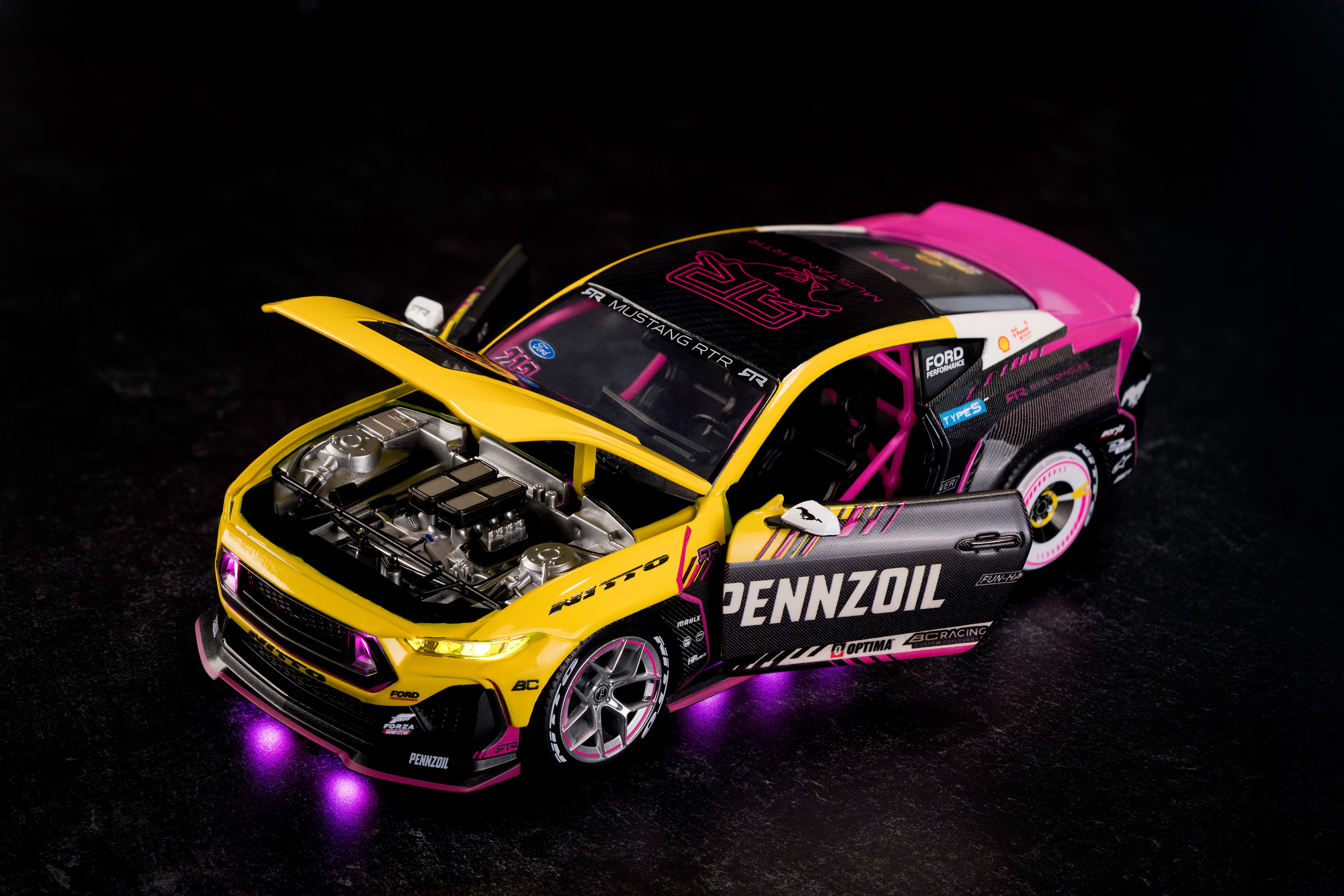 Jada Toys AutoZone 2025 Ford Mustang RTR 213 Ben Hobson Die-Cast