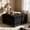 Black, variant on Sumdeal Tufted Storage Ottoman with Nailhead Trim - Camel Upholstered Footstool