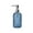 Blue, variant on Hand Soap Dispenser,Glass Foaming Soap Dispenser Foaming,Foaming Soap Dispenser Pump Bottles, BPA Free Empty Refillable Plastic Container for Liquid Soap(White 15oz 7.5in)