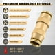 thumbnail image 4 of Kit de accesorios Air Line CheemuII Brass DOT 23 piezas para camión, 4 of 7