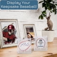thumbnail image 6 of Baseball Display Case, UV Protected Acrylic Cube Baseball Holder Square Clear Box Memorabilia Display & Storage Sports Official Baseball Display Case - Autograph Display - Fits Official Size Ball, 6 of 11