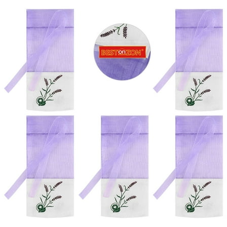FUEENIRVA Empty Sachets Bag 6Pcs Lavender For Wardrobe And Herbal Storage