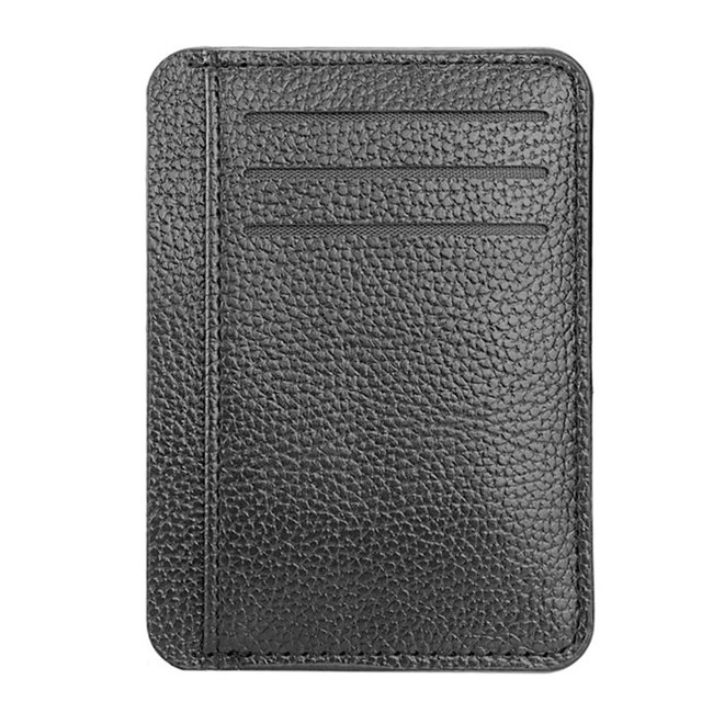 1 Uds. Cartera pequeña para mujer, cartera corta con hebilla, tarjetero ultrafino, tarjetero múltiple, bolso de identificación