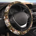 thumbnail image 3 of Picia Cute Alpaca in Daze Car Steering Wheel Cover, Non-Slip, Breathable, Universal 15 inch, 3 of 7