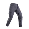 thumbnail image 2 of DPTALR Men's Cargo Jogger Pants Drawstring Waist Multi-Pocket Casual Trousers,Dark Gray,Big Men's,Tall Men's M,Young Men's Pants, 2 of 7