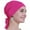 ROSE RED, variant on osvyo Chemo Hats Head Scarves Covers for women Slip On Bamboo Headwear Deep Apricot