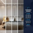 thumbnail image 6 of Luxrite 1 Inch LED Trimless Recessed Light with J-Box, 5CCT 2700K-5000K, 550LM, IC Rated, ETL 6-Pack, 6 of 7