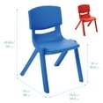 thumbnail image 3 of 12in Plastic School Stack Chair, 3 of 10