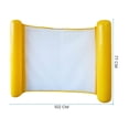 thumbnail image 4 of Flotador Inflable para Alberca The Baby Shop cama con red de 102 cm x 77 cm Amarillo -, 4 of 5