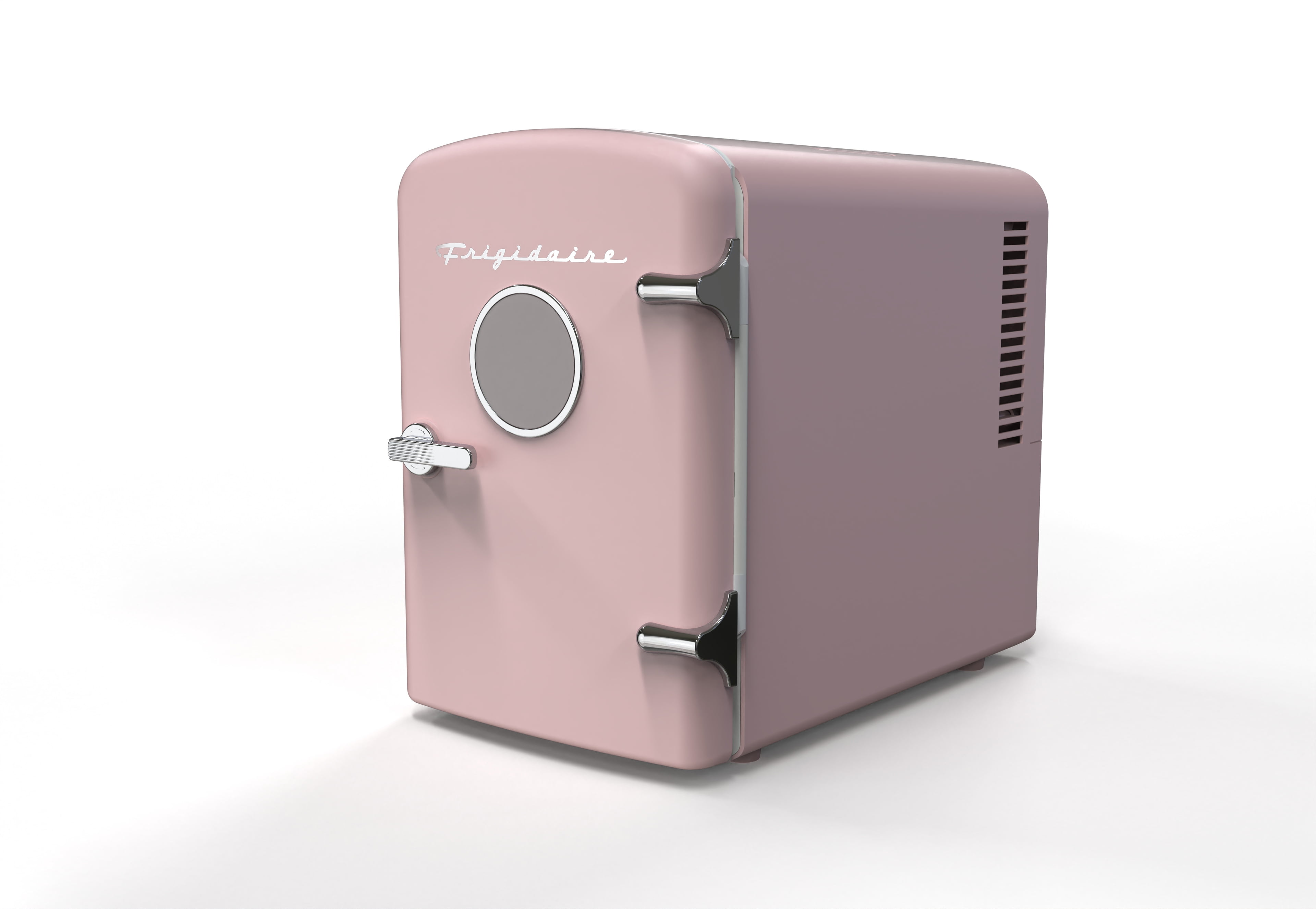 Frigidaire, Small Portable Desk Retro 6Can Mini Skincare Refrigerator, EFMIS129, Pink  (图4)