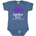thumbnail image 3 of Inktastic Together, We Fight Alzheimers Awareness Boys or Girls Baby Bodysuit, 3 of 5