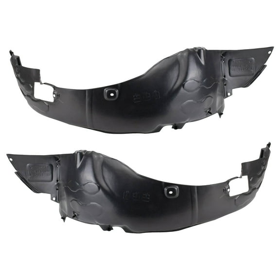 TRQ Front Inner Fender Liner Set Fits Select 2016-2017 Kia Rio KI1248149 KI1249149