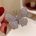 thumbnail image 2 of TNOBHG Butterfly Brooch Women Brooch Butterfly Shape Vintage Bag Coat Collar Hat Scarf Decoration Coat Brooch, 2 of 8
