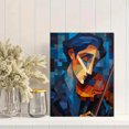 thumbnail image 2 of Violinist Abstract Art Canvas Wall Art, Wall Decor for Living Room Bedroom Dining Room Hallway, 2 of 8