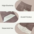 thumbnail image 3 of 5Pairs Womens Girls Toe Socks Five Fingers Cute Colorful Ankle Athletic Running Toe Seperated, 3 of 5