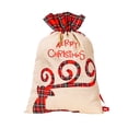 thumbnail image 1 of Widget Bolsa de regalo de dulces de Navidad con patrón de alces con cordón Bolsa de asas de regalo reutilizable Calcetines colgantes felices para decoraciones navideñas y navideñas Abanopi Widget, 1 of 7