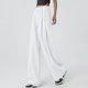 thumbnail image 2 of Pantalones anchos de lino para mujer: cintura alta, cordón, holgados e informales, tejido con protección solar, mezcla de viscosa y lino, tallas S-XXL., 2 of 4