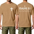 thumbnail image 2 of HAJWOH Mens Jesus Cross Printed Short Sleeve Cotton T-Shirts Crew Neck Shirts Faith Christ Tops, 2 of 5