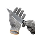 thumbnail image 5 of Guantes anticorte Grado alimenticio EN388 certificado nivel 5 protección para construcción de madera de cocina GL02 XL（26cm） brillar Electrónica, 5 of 5