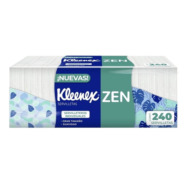 Servilleteros individuales Kleenex Zen 240 piezas