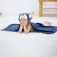 thumbnail image 3 of Xmarks Hooded Towel for Kids | Cartoon Animal Design | Ultra Soft and Extra Large | Bath Towel with Hood for Baby Boys and Girls A1 10 Years, 3 of 6