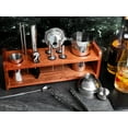 thumbnail image 4 of 14-Piece Premium Cocktail Shaker Set with Wood Stand Mixology Bartender Kit for Home and Bar, Professional Mixer Tools for Craft Cocktail, Whiskey Elegant Barware Collection & Gift Set, 4 of 6