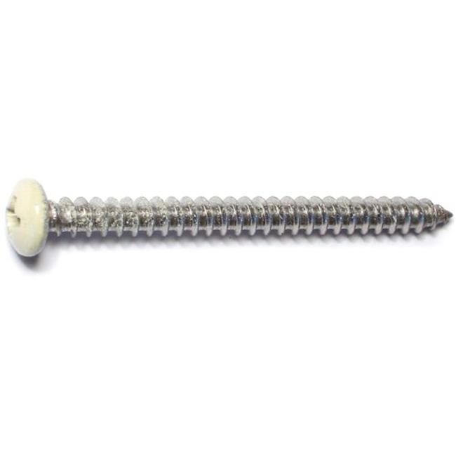 Midwest Fastener MF71005 8 x 2 Shutter & Storm Window Screws, Beige
