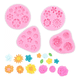 thumbnail image 1 of Moldes de Silicona Para Fondant de Flores LAB.G 4 Piezas Rosa, 1 of 4