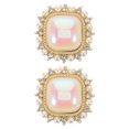thumbnail image 1 of unbranded 1Par Elegantes Cuadrados Beige Para Mujer Joyería Formal Accesorios, 1 of 8