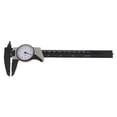 thumbnail image 2 of Almencla 150 mm 6 inch Dial Caliper Plastic Vernier Meter Outside Inside White, 2 of 8