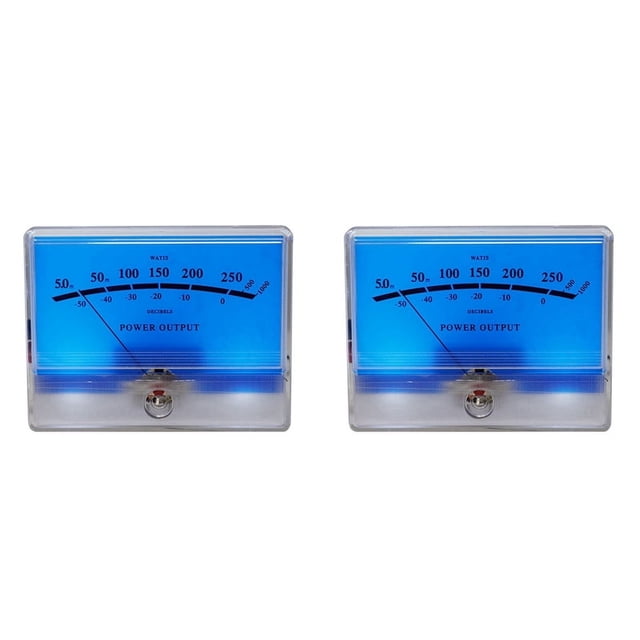 2X TN90A Pointer VU Meter High- Digital Power Meter Level Indicator Audio Spectrum for Speaker Amplifier,2 * Pointer VU Meter