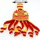 thumbnail image 3 of Gorro de punto para hombres y mujeres con forma de calamar, hilo de ganchillo, gorro divertido de otoño e invierno, gorro de punto cálido Fridja  nalpqowj1831, 3 of 4