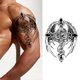 thumbnail image 2 of Tatuaje De Medio Brazo Pegatina Tatuaje a prueba de agua 3D Arte fantástico Tatuaje a prueba de agua Ángel para niños Niñas Maquillaje Wdftyju Libre de BPA, 2 of 3