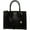 Black, variant on Mercer Large Bonded Leather Tote - Black