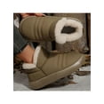 thumbnail image 4 of Women's Suede Shearling Warm Snow Boots, Memory Foam Room Slippers for Indoor & Outdoor Use 2026, 4 of 9