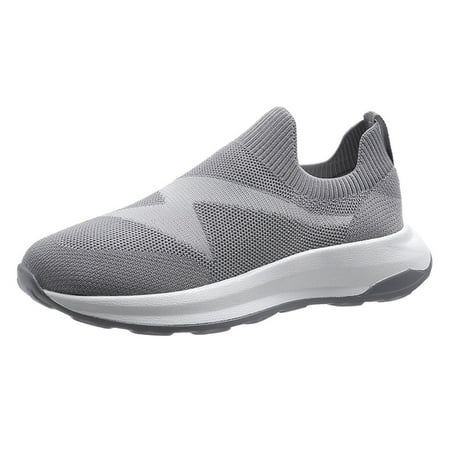 

Qufokar Boots Snow Women Slip On Sneaker Shoes for Women Fashion Summer And Autumn Women Mesh Breathable Flat Bottom Lightweight Slip On Solid Color Casual Style