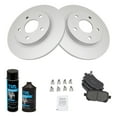 thumbnail image 2 of TRQ Rear Ceramic Brake Pad & Coated Rotor Kit w/Fluids for Chrysler Dodge VW BKA23979 Fits select: 2008-2012 CHRYSLER TOWN & COUNTRY, 2008-2012 DODGE GRAND CARAVAN, 2 of 6