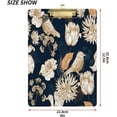 thumbnail image 2 of FMSHPON FlowersBirds Blue Vintage Clipboard Hardboard Wood Nursing Clip Board and Pull for Standard A4 Letter 13x9 inches, 2 of 7