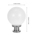 thumbnail image 2 of BESTYASH 1ensemble Lampe Décorative Extérieure Poteau Blanc Aluminium Rond Éclairage Esthétique Moderne pour Applications Extérieures, 2 of 8