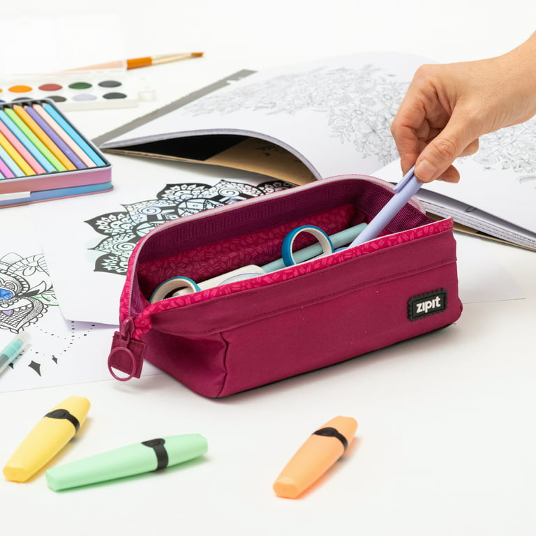 ZIPIT Colorful Pencil Box for Girls, Pencil Case for School, Organizer  Pencil Bag