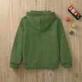 thumbnail image 6 of Caqnni Youth Solid Classic Hoodies Soft Hooded Full Zip Sweatshirts for Children Jacket Coats (A06-Green,7-8 Years), 6 of 6