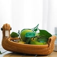 thumbnail image 4 of Rattan Storage Basket, Animal Shape Wicker Bin for Home Organizer, Woven Basket for Vegetable Storage, Decorative Animal Basket for Kitchen, Lightweight Imitation Rattan Basket, 4 of 5