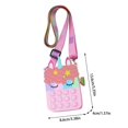 thumbnail image 2 of Monedero de juguete para empujar, juguete de burbujas, juguetes antiestrés para niños adultos, 2 of 2