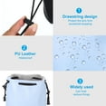 thumbnail image 4 of Unique Bargains Drawstring Lens Case Bag with Cotton Pad for SLR Lens Blue, 4 of 5